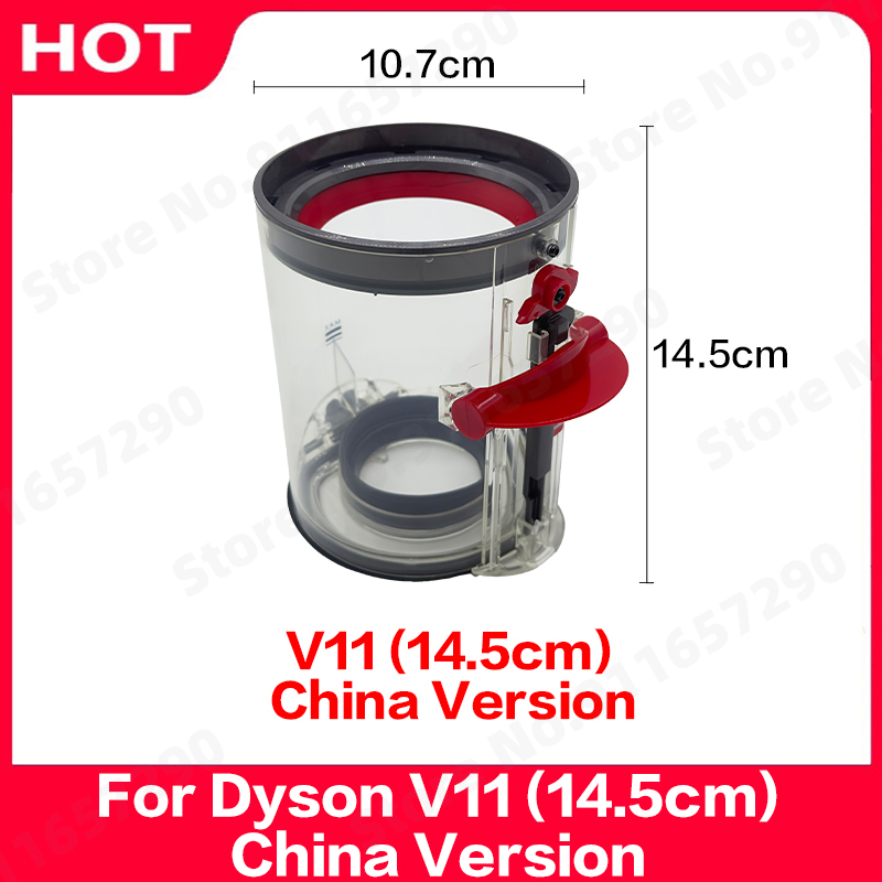 Originale Per Dyson V11 Contenitore di Polvere Pezzi di Ricambio Ciclone Collettore di Polveri Aspirapolvere Tazza di Polvere Filtro Secchio China14.5cm Accessori