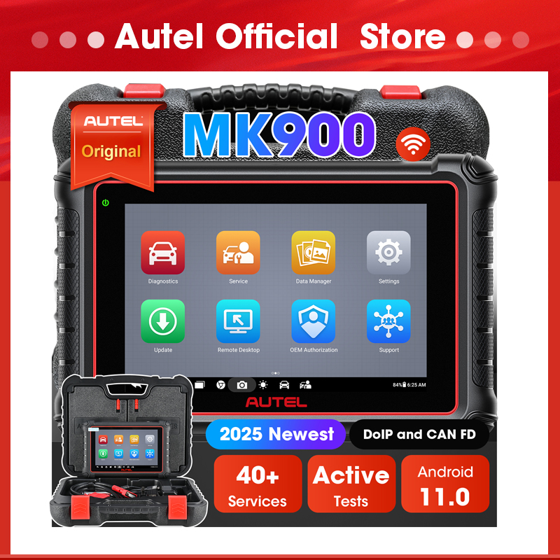Autel MaxiCOM MK900 OBD2 сканер считыватель кодов DoIP CAN FD активный тест автомобильный диагностический инструмент считыватель кодов OBDII кодирование ключей PK MX808S