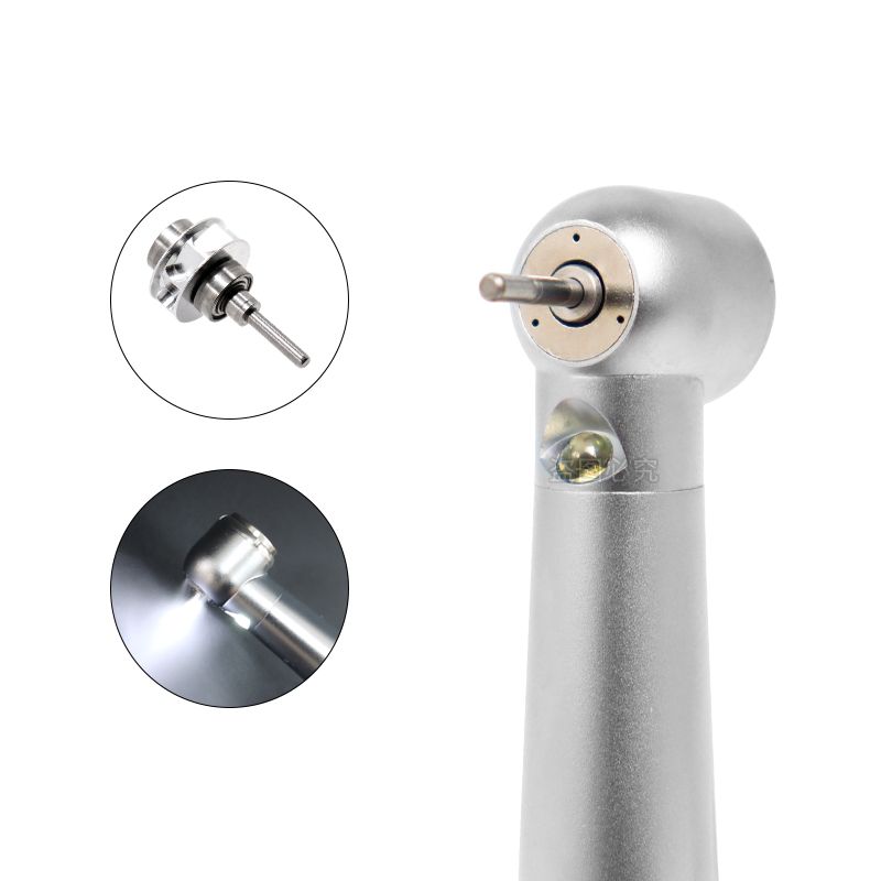 Dental LED Handpiece de alta velocidade, gerador eletrônico, turbina de ar, ferramentas odontológicas, pulverizador de água triplo, 2 ou 4 furos, 3 furos