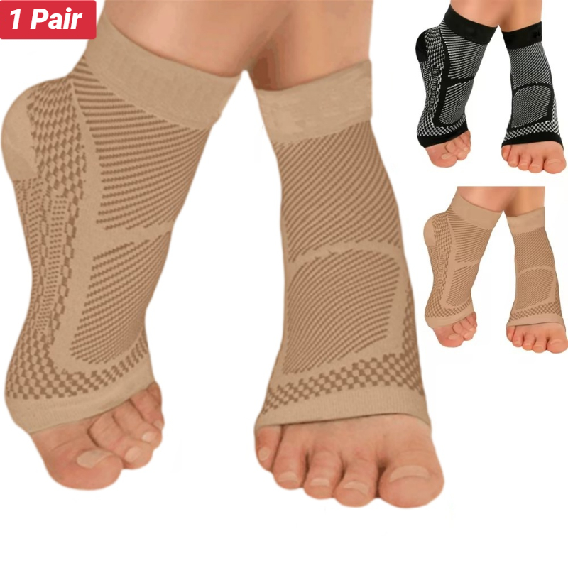 Attelle de soutien de cheville sportive, manchon de compression, chaussette pour fasciite plantaire, tendinite d'Achille, douleurs articulaires, gonflements, épine calcanéenne, tricotée