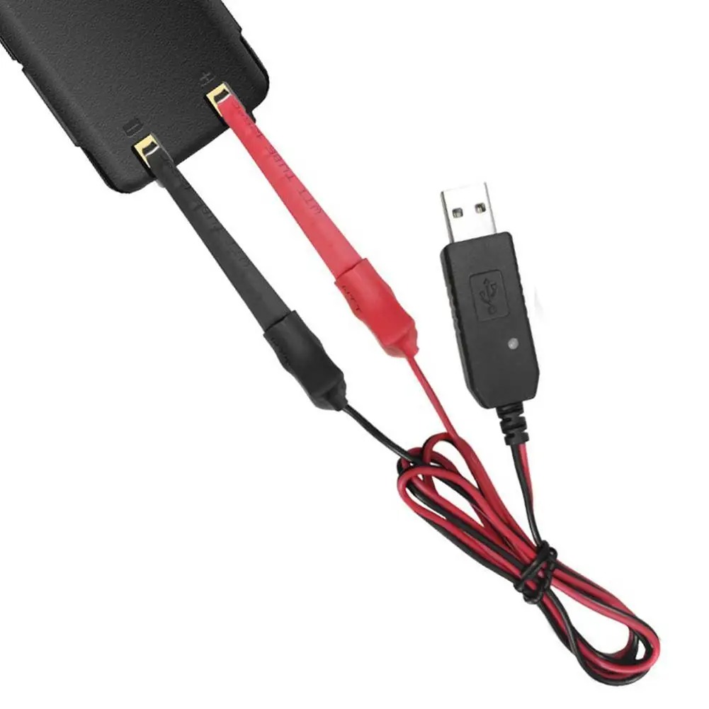 Nowy uniwersalny kabel USB do ładowarki Baofeng Walkie Talkie do radiotelefonów UV-5R UV-82 BF-888S TYT Retevis z lampką kontrolną