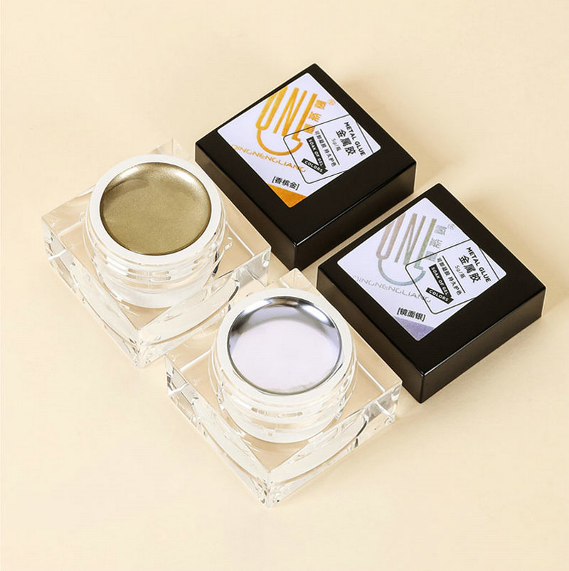 Neue Metallic Draw Malerei Gel Nagellack Nail Art Soak Off Gel Nagellack Blume Zeichnung Gold Silber Spiegel Glitter UV Gel 5 ml