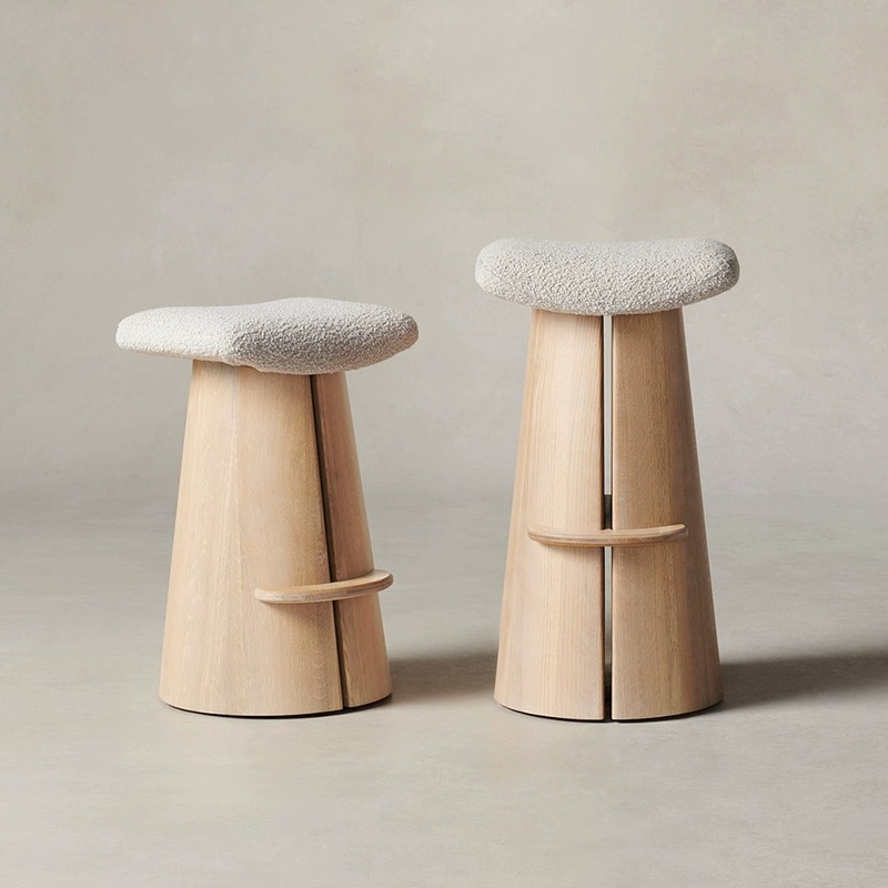 Silla De Bar De madera maciza De lujo nórdica, Taburetes De Bar para el hogar, diseño creativo, Taburetes Altos De Cocina, muebles modernos