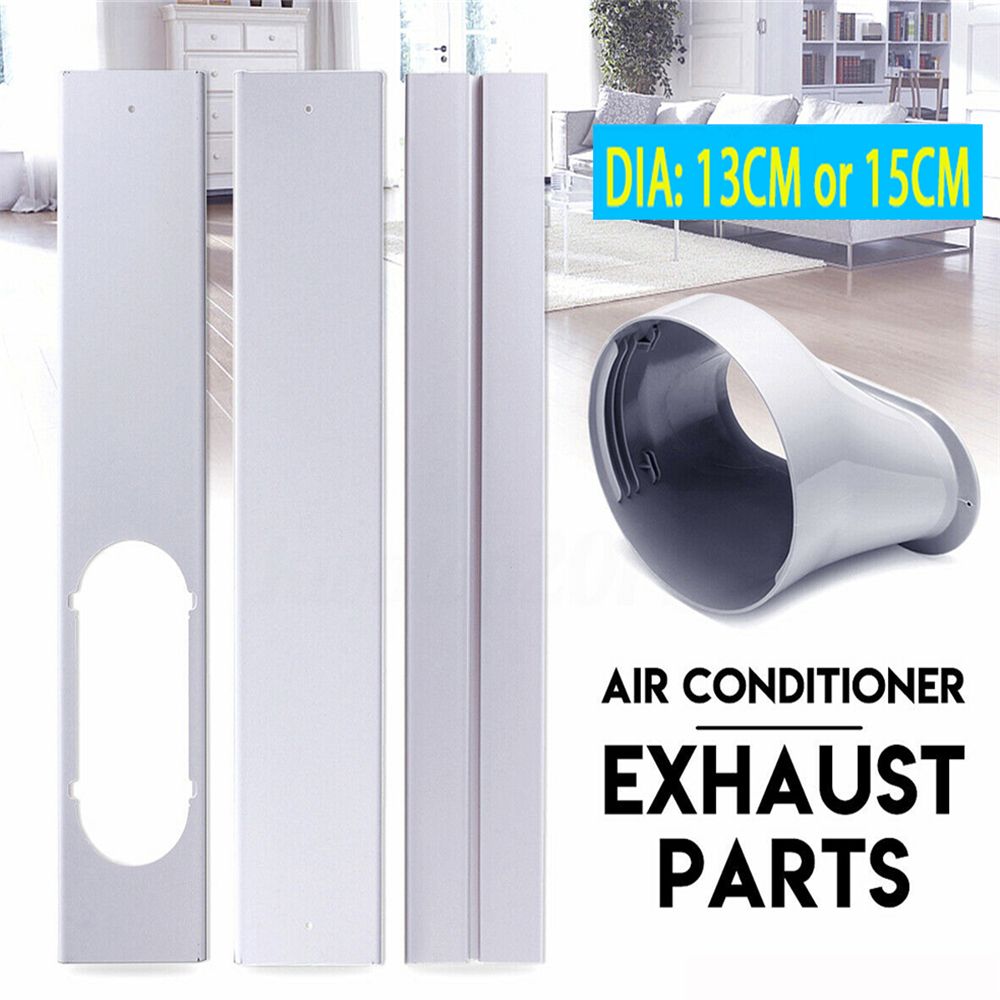1/2pcs Portable Window Kit Slide Plate Adjustable Adaptor Wind Shield Exhaust Hose Tube Connector Air Conditioner Accessories