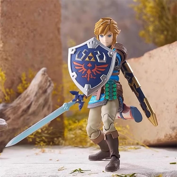 La légende de Zelda larmes du royaume figurine Aciton Figma 626 figurines Link souffle du sauvage figurine d'anime recueillir modèle cadeau