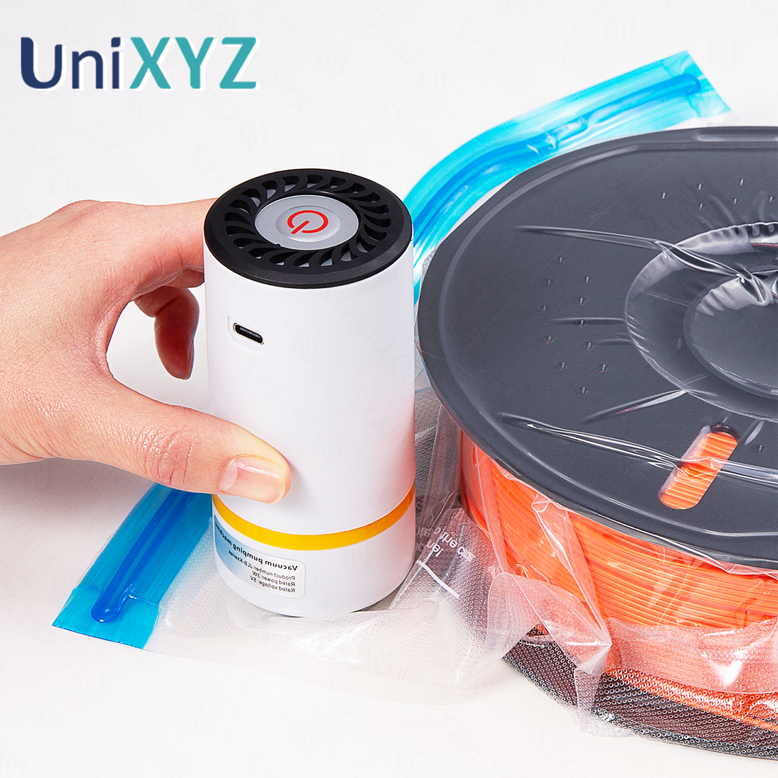 Вакуумные пакеты для хранения филамента 1 кг (PLA, ABS, TPU, PETG) для 3D-принтеров: сохраняют материал сухим, предотвращают влажность, безопасное хранение расходных материалов