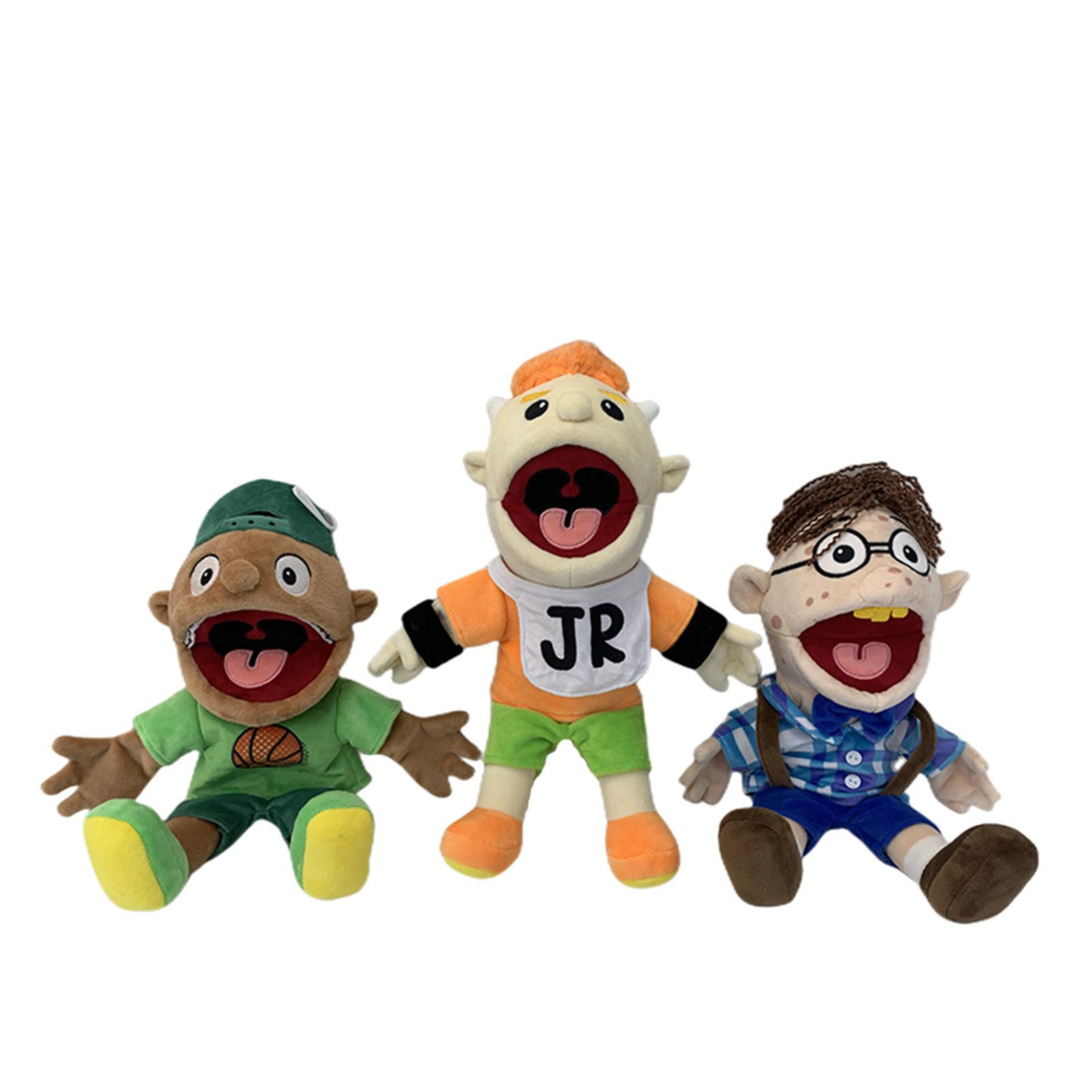 Jeffy marioneta de mano Feebee rapero Zombie muñeco de peluche juguete Talk Show Muppet actividad entre padres e hijos Playhouse regalo para niños