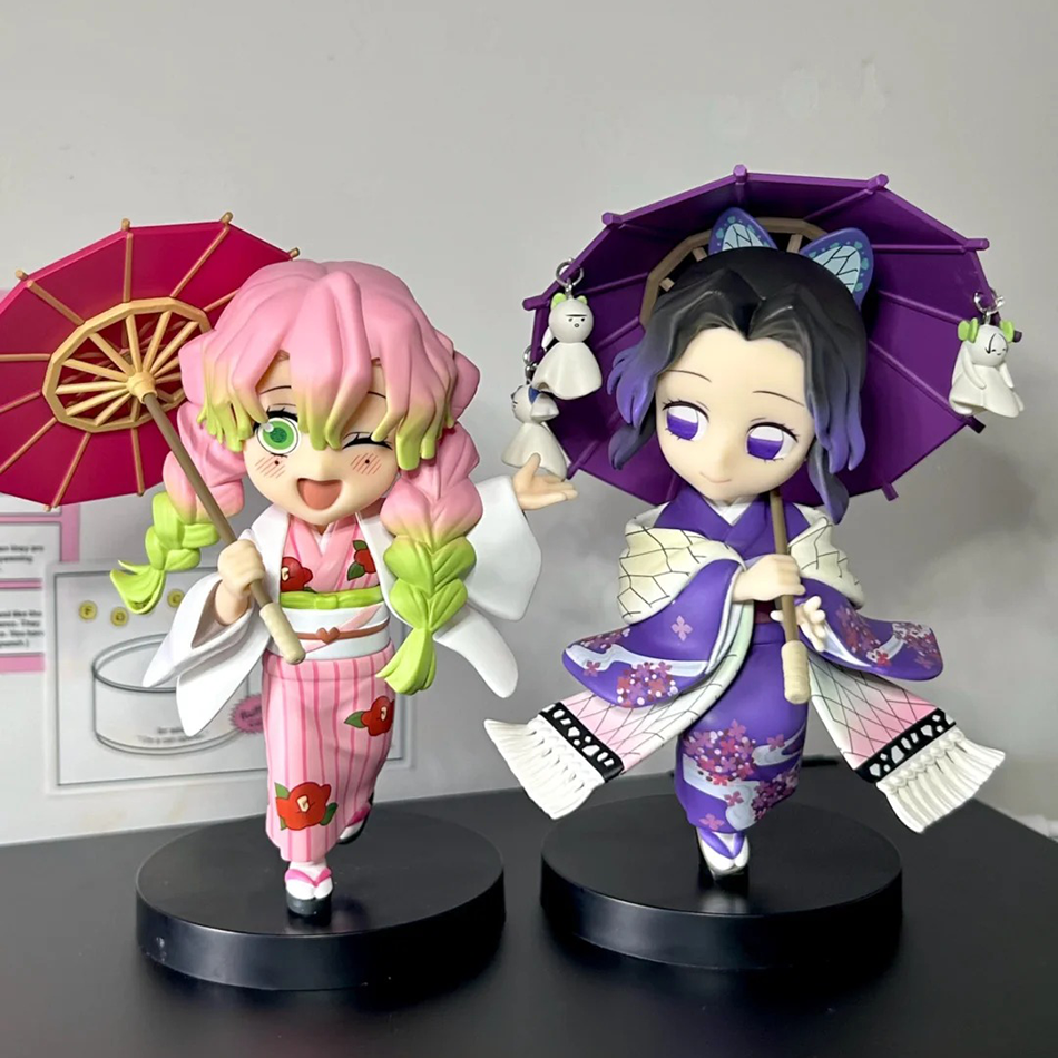 Nouvelle figurine d'anime Demon Slayer, figurines Kimetsu No Yaiba, série Plum Rain, figurine en boîte mystère, figurine de guerrier, modèle de jouet