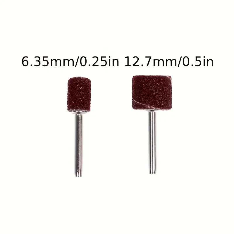 Kit tamburo abrasivo da 102 pezzi nastro abrasivo 1/2 mandrini da 1/4 pollici grana 80/120/180 per trapani per unghie utensili abrasivi per rettifica rotante