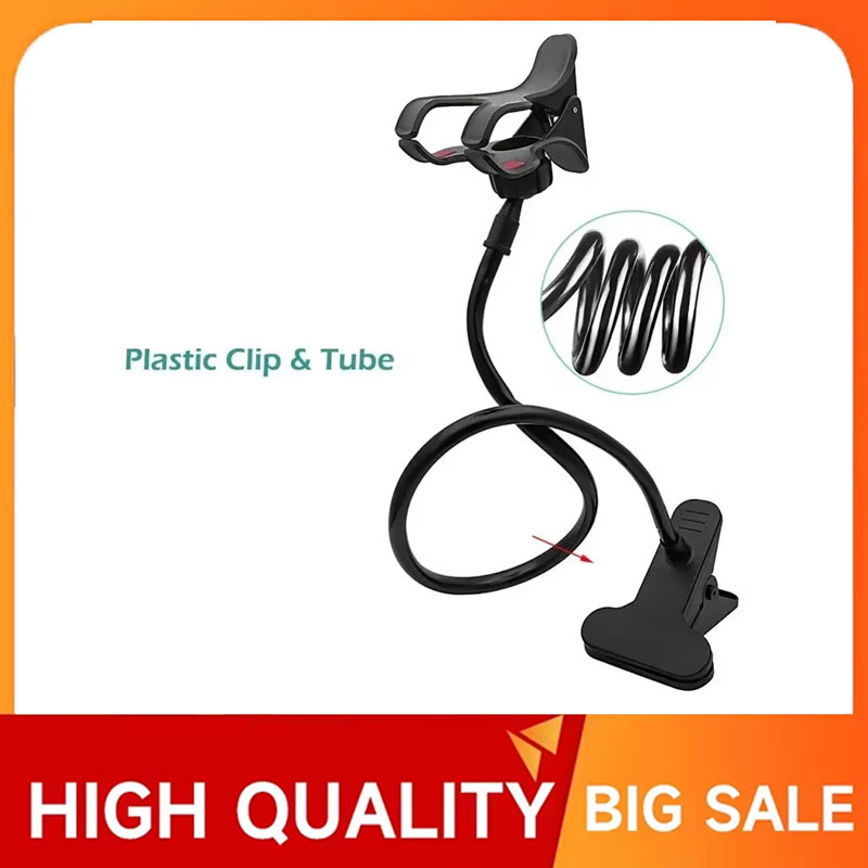 70cm 360 clipe suporte do telefone móvel portátil flexível preguiçoso cama suporte de mesa smartphones mesa cama montagem suporte base