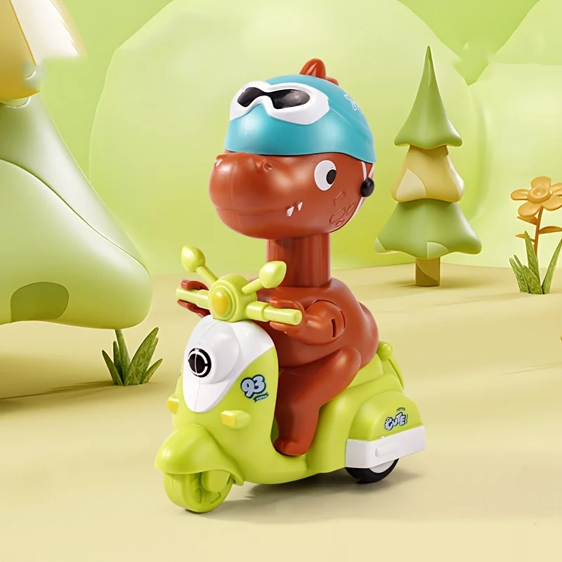 1 pz Baby Dinosaur Boomerang imparare a gattonare giocattolo, divertenti bomboniere, premi in classe per ragazzi e ragazze, giocattolo a orologeria inerziale