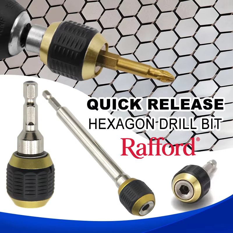 Vástago de extensión de mango Hexagonal autoblocante de liberación rápida emergente de cabeza grande herramienta de destornillador de conversión de taladro eléctrico