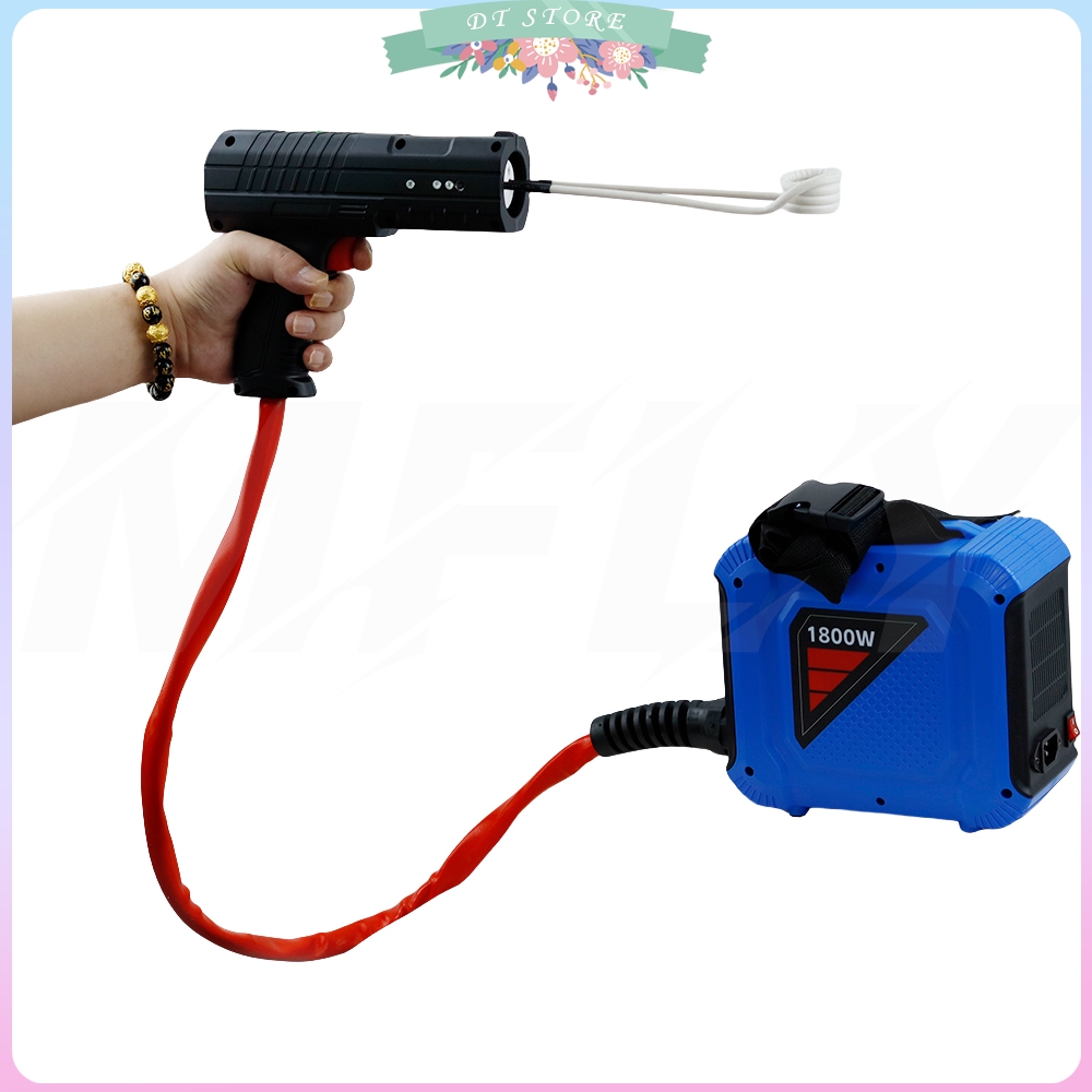 Kit aquecedor de indução magnética 1800w, 110v 220v, automotivo, 1800w, sem chama, máquina de aquecimento por indução de calor, ferramenta removedora de reparo de carro