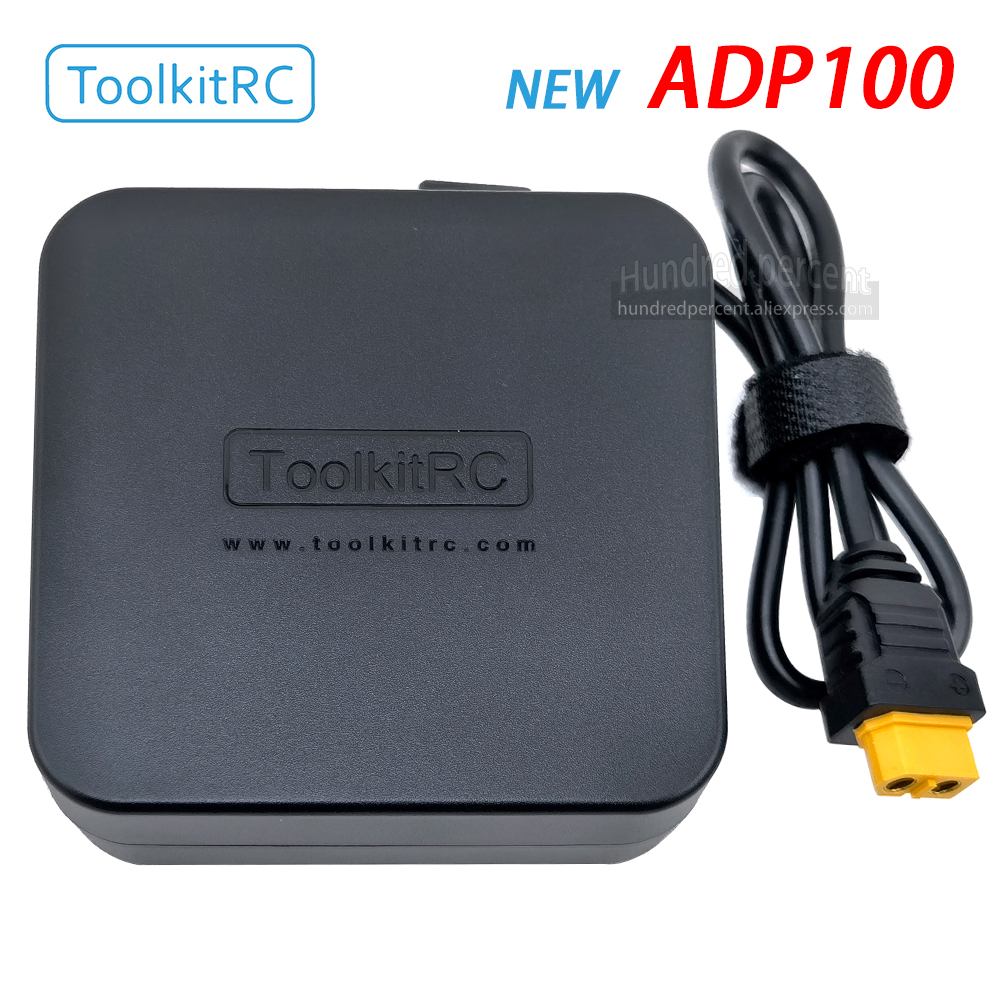 Обновление ToolkitRC ADP100 20 В 5 А 100 Вт зарядное устройство XT60 для M6D M7 M6DAC V2 M8P M4P ISDT Q8 Q6 GT Power Hota HTRC SkyRC
