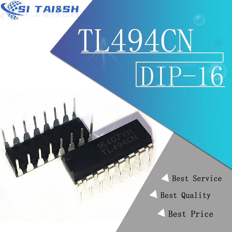 10PCS TL494CN TL494C TL494 494CN Black plastic protective case For DIP-16 new and original
