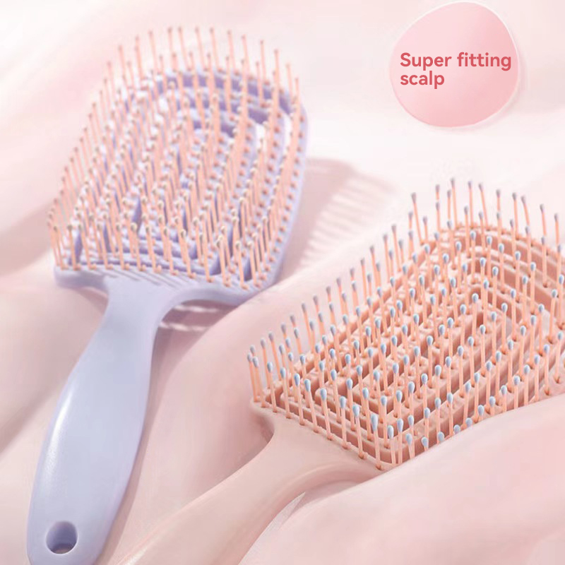 1pcs Massage Kammen Salon Nat Haar Borstel vrouwen Kappers Styling Kappers Gereedschap Anti statische Exfoliërende Kammen