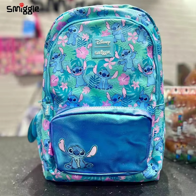 Новые австралийские школьные сумки Smiggle, рюкзак Disney Stitch, сумка для обеда, бутылка для воды, студенческий подарок, необходимо приобретать индивидуально