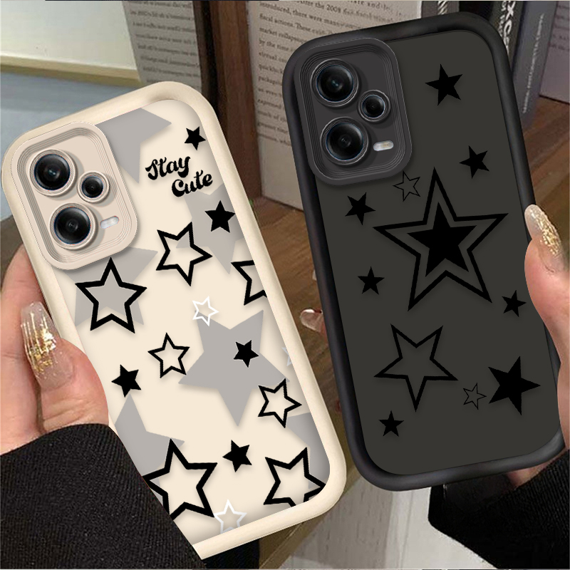 Personalità Black Star Custodia per Xiaomi Redmi Note 13 14 12 11 Pro Plus 5G 14S 12S 11S 10S 10 9 Redmi 14C 13C 12C 12 4G Cover