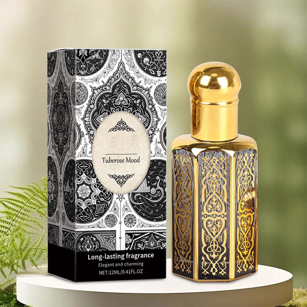 12ml perfume árabe para mulheres perfume dourado médio oriente madeira homens e mulheres misterioso exótico elegante charme perfume