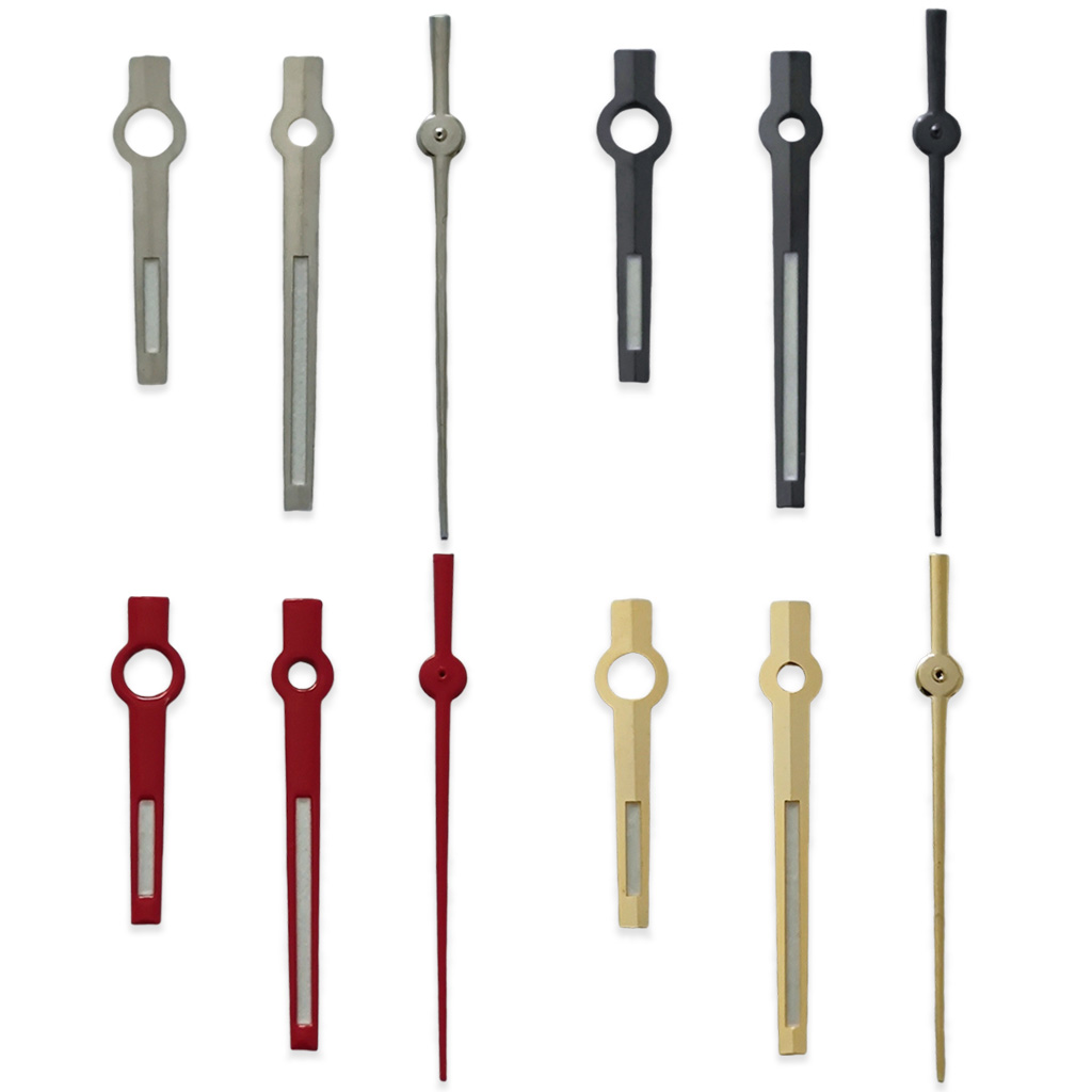 Alta qualidade nh35 nh36 nh38 nh70 nh72 4r35 4r36 relógio mãos verde luminoso rosa ouro prata arma vermelho azul relógios ponteiros