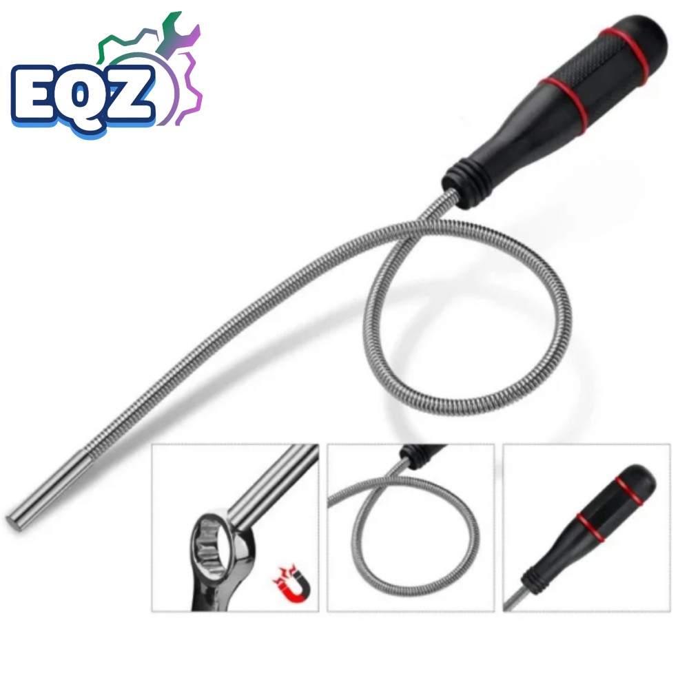 พับ Strong Magnetic Pickup เครื่องมือโลหะยืดหยุ่น Pick Up เครื่องมือดูดบาร์แม่เหล็กฤดูใบไม้ผลิ Grip Grabber Pick-up Rod เครื่องมือ
