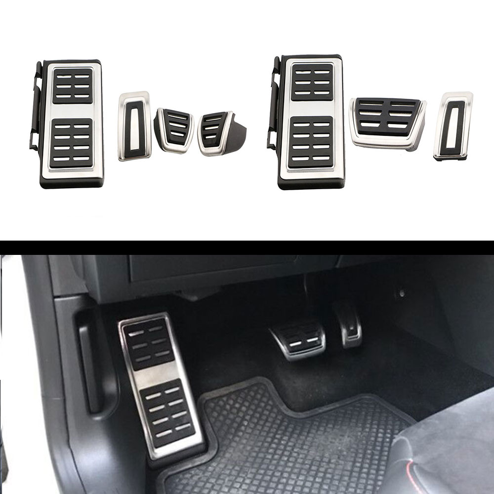 Auto Styling Sport Brandstof Rem Dode Pedaal Cover Set DSG voor Seat Leon 5F MK3 voor Skoda Octavia A7 voor VW Golf 7 8 Auto Accessoires