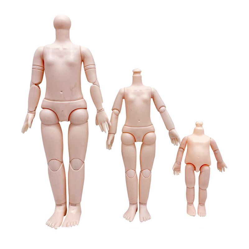 Gorąca Wyprzedaż Miniaturowe Ciałka Lalek Akcesoria dla Lalek BJD Wielokrotne Ruchome Stawy DIY Ciało Lalki Prezent na Urodziny Boże Narodzenie Zabawki do Zabawy