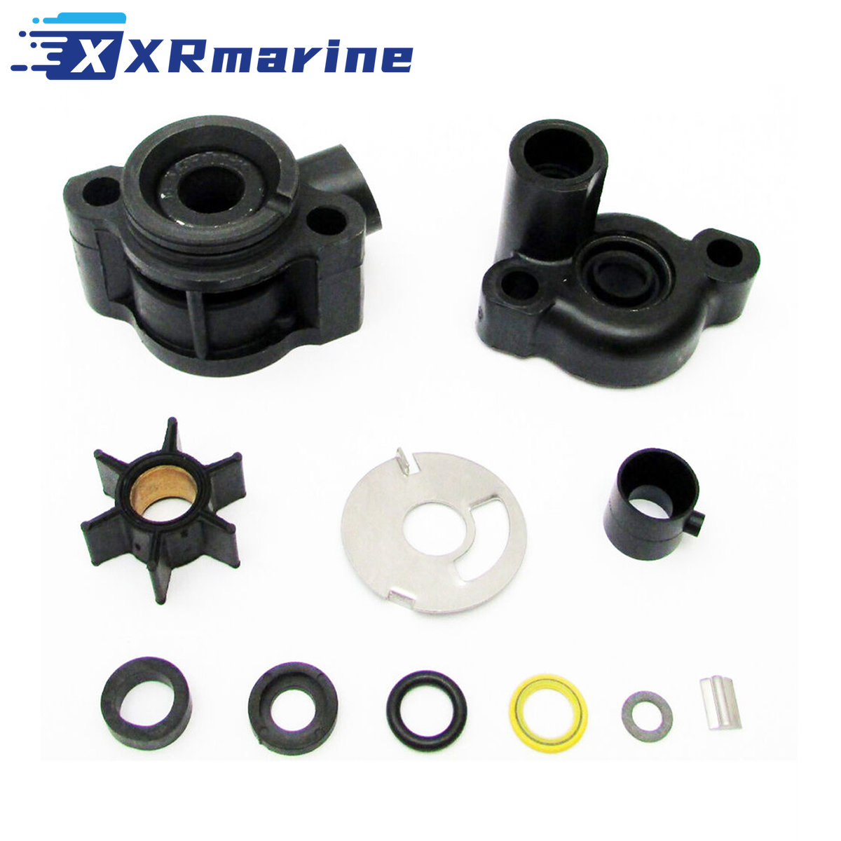 46-70941A3 Water Pump Impeller Repair Kit For Mercury 3.9HP 4HP 4.5HP 6HP 7.5HP 9.8HP Outboard 70941A3 18-2446 0.456" Shaft