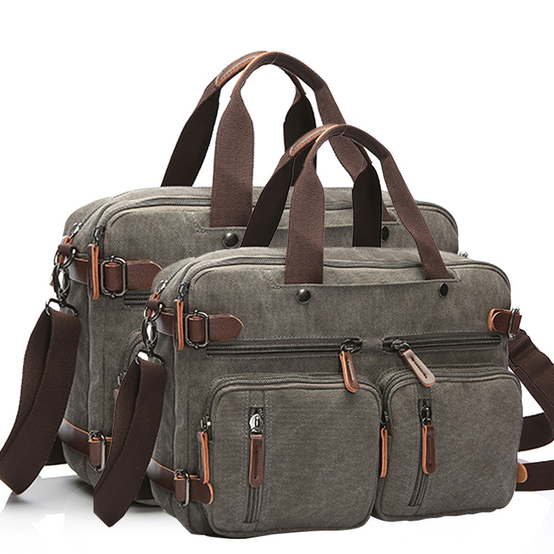 Bolsa de viagem masculina de lona, bolsa de viagem de grande capacidade para atividades ao ar livre, bolsa espaçosa de ombro multifuncional masculina, imperdível