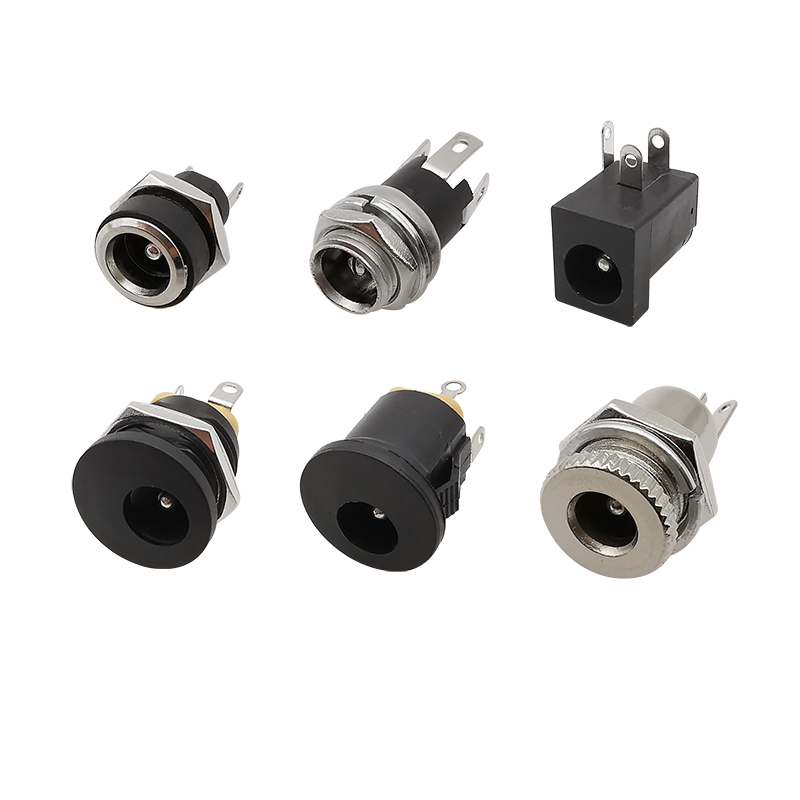 10 sztuk/partia 5.5x2.1mm DC Power żeńskie gniazdo typu jack wtyczki złącze do montażu panelowego DC-022B/DC-025M/DC-005/DC-022/DC-022K/DC-099