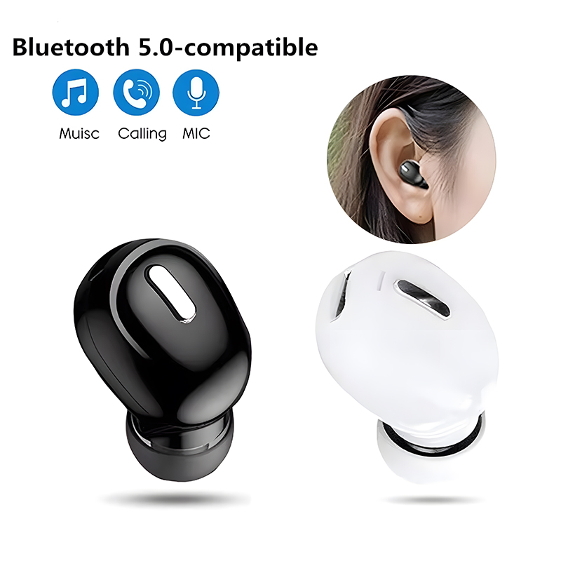 X9 Беспроводные наушники Bluetooth 5.0 с микрофоном-вкладышем Спортивные водонепроницаемые наушники TWS Bluetooth Handsfree Одна гарнитура