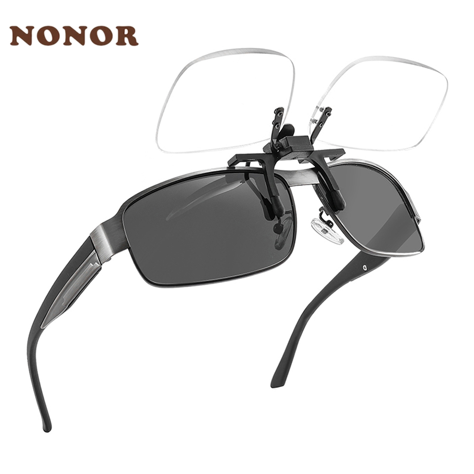 NONOR 1PC Klipsy do soczewek Przenośne okulary do czytania Lupa Kobiety Mężczyźni Okulary bez oprawek do prezbiopii 접이식돋보기안경