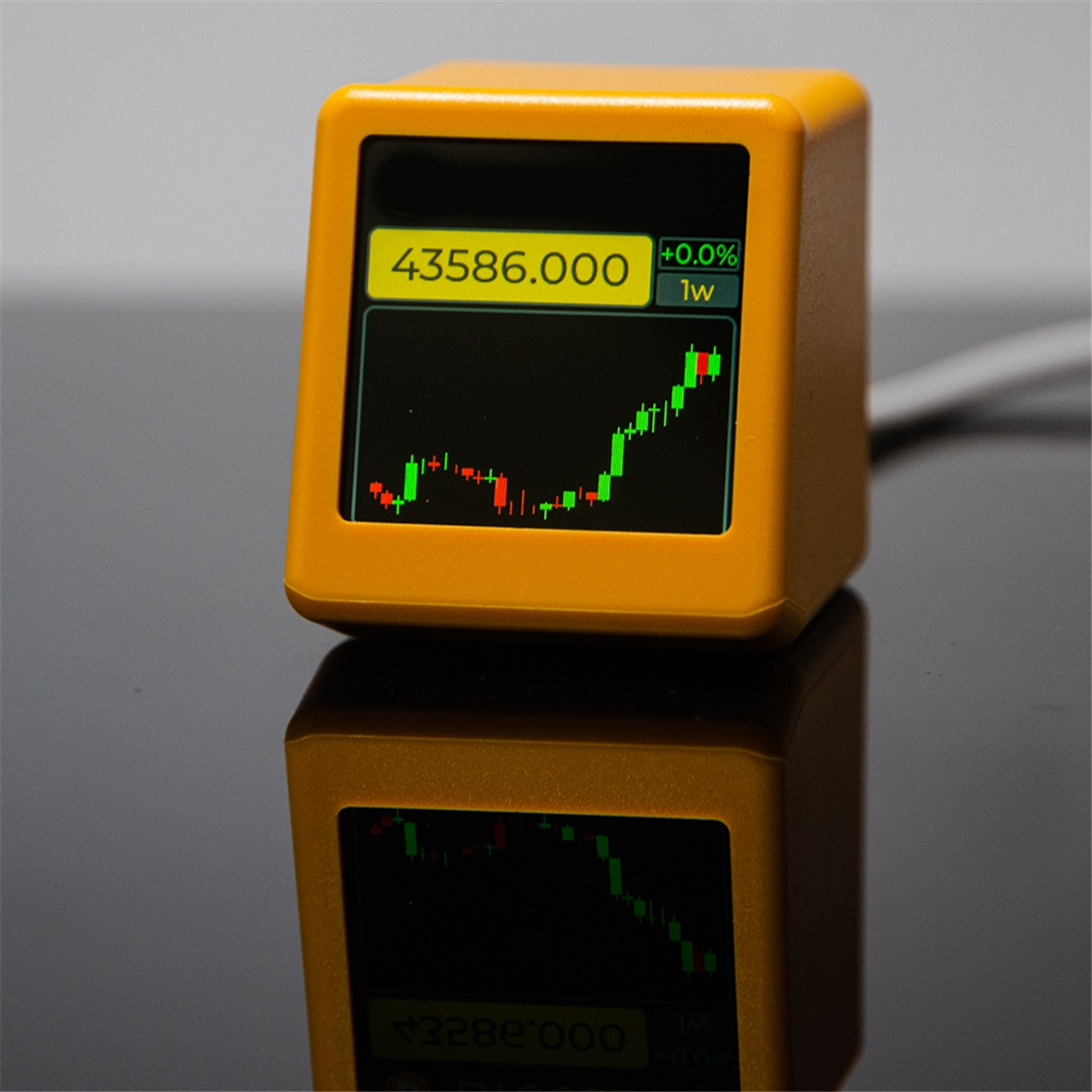 Para existencias de exhibición de criptomonedas NerdMiner BitCoin, tasa de intercambio de monedas, rastreador de precios Ticker Weather Time Clock A