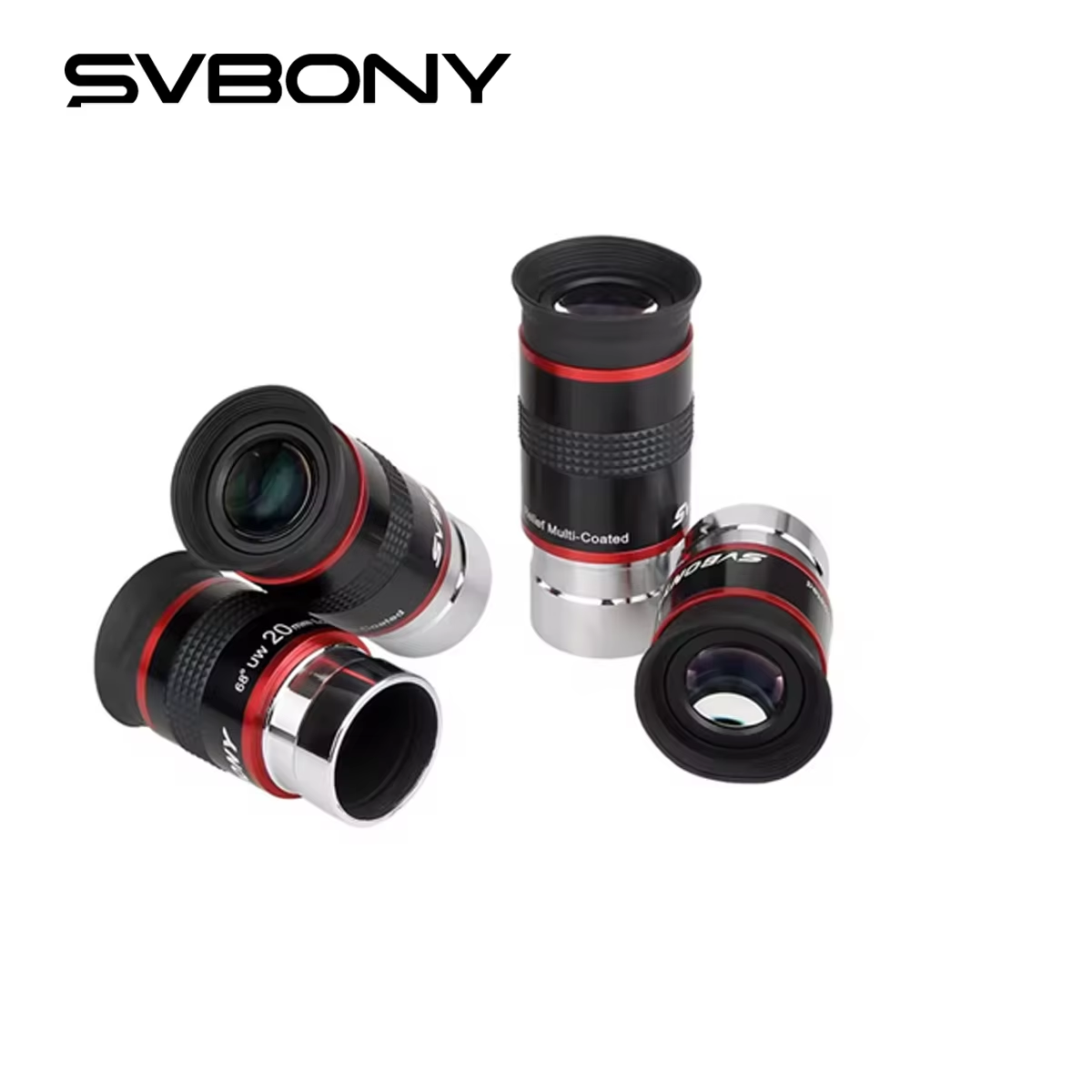 Okular teleskopowy SVBONY FMC 1,25" 68 °   Ultraszerokokątny 6 mm/9 mm/15 m/20 mm do teleskopu astronomicznego