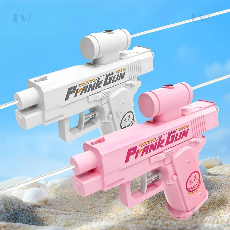 Criativo reverso pistola de água brinquedo truque dupla face pistola de água brinquedo das crianças mini jogo de água brinquedo pistola brinquedo