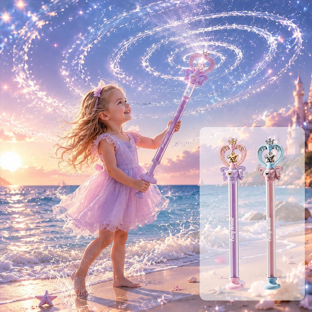 Juguetes de Agua con Rociador Brillante, Juguete de Agua Romántico con Diseño de Hada, Rociador de Alta Presión para Fotografía, Accesorios para Crear Atmósfera, Regalo para Niños