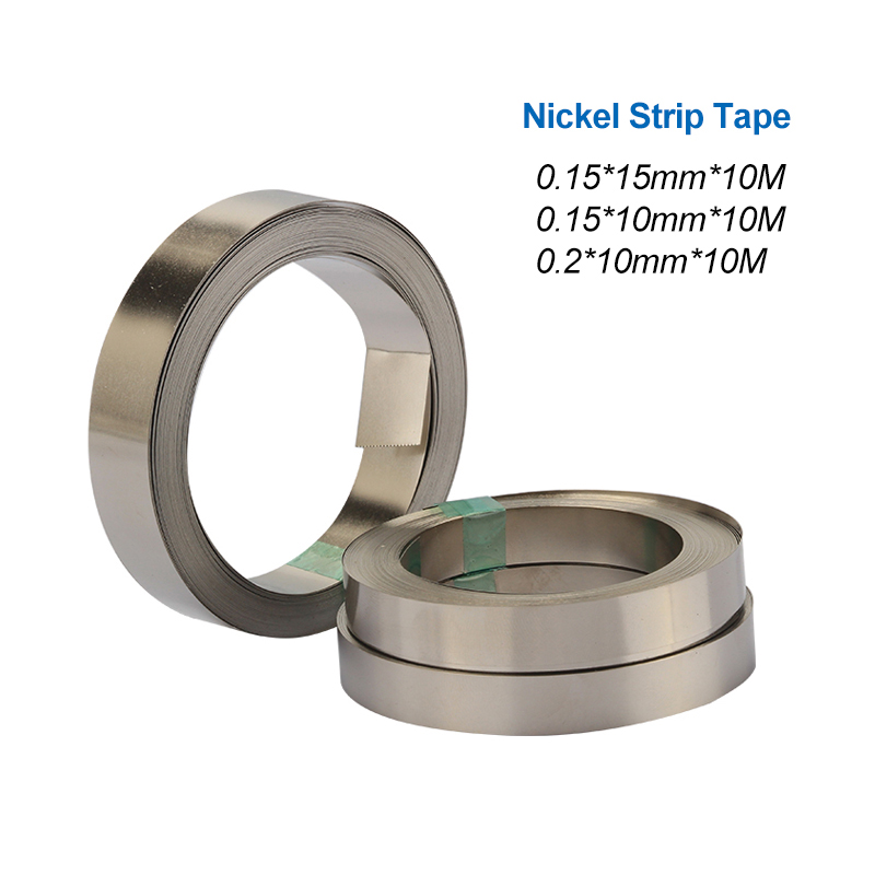 2/10M 18650 Li-ion Battery Nickel Sheet Plate Nickel Plated Steel Belt Strip Connector Spot Welding Machine Battery Welders