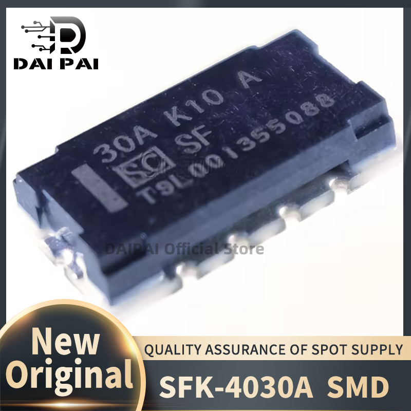 (10 stks/partij) 100% Nieuwe originele SFK-4030A SFK-4030 30A 80 V zeefdruk30AK10 Drie end lithium batterij zekering