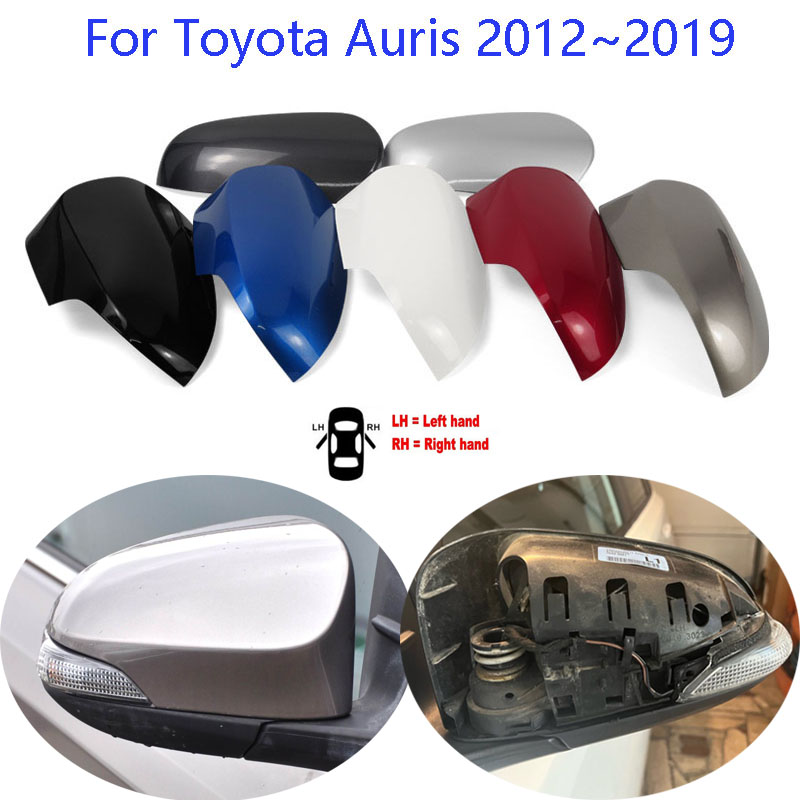 Accessoires de voiture d'origine pour Toyota Auris 2012~2019, coque de rétroviseur, coque de rétroviseur extérieur, boîtier de rétroviseur
