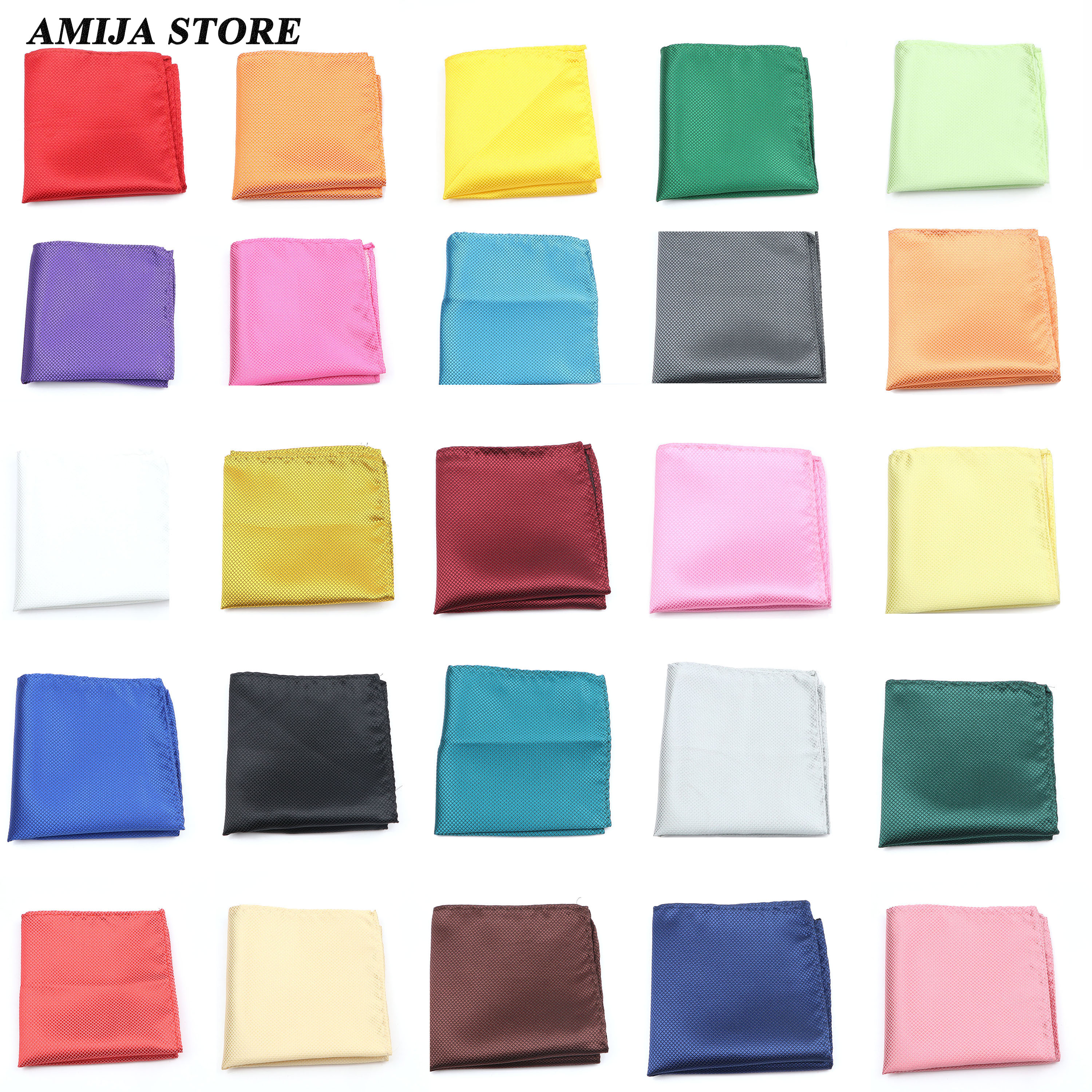 Pañuelo de satén de Color sólido para hombre, accesorios de boda a cuadros, azul oscuro y rojo, ajuste de toalla, bolsillo de fiesta Formal, cuadrado, regalos para padrinos de boda