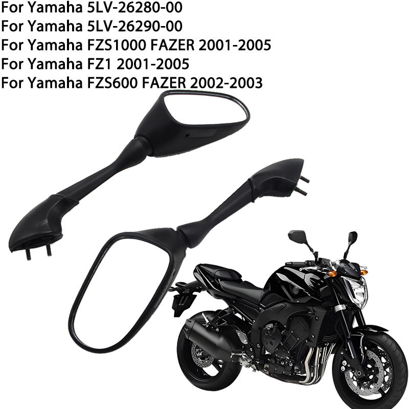 Kaca Spion Motor Aksesoris Motor Kaca Samping untuk Yamaha 5LV-26280-00 5LV-26290-00 Kaca Spion Sepeda Motor