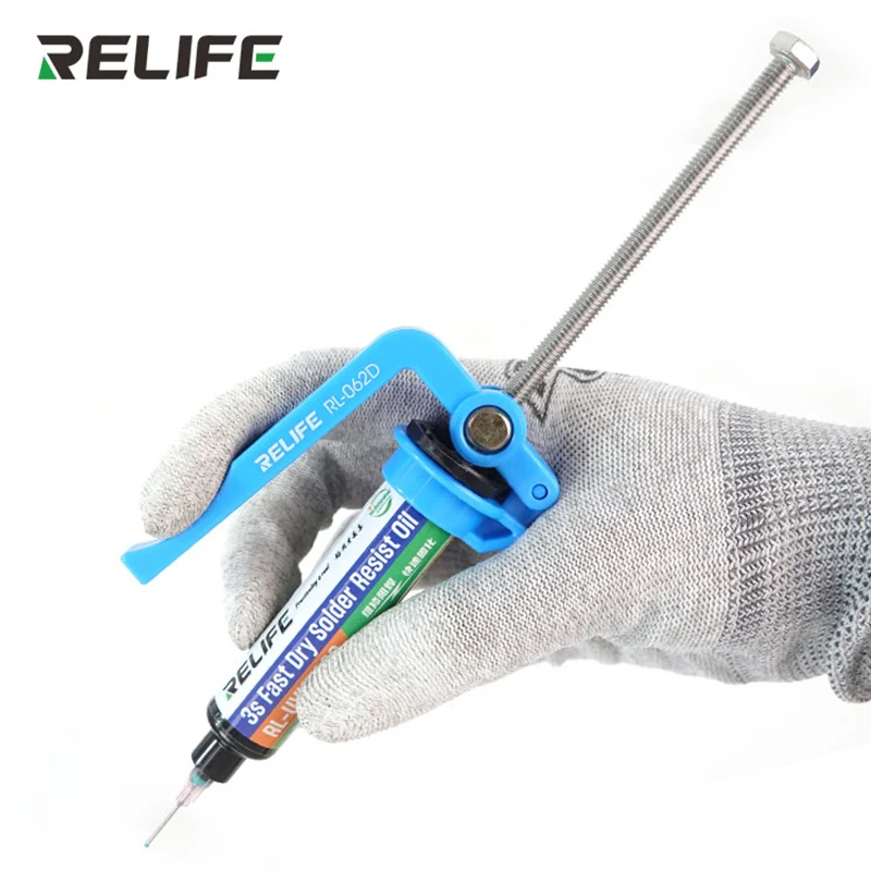 RELIFE RL-062D 5-10CC Усилитель Паяльной Пасты Экономичная УФ-маска Для Паяльных Чернил Сварочное Масло Толкатель Набор Инстр...