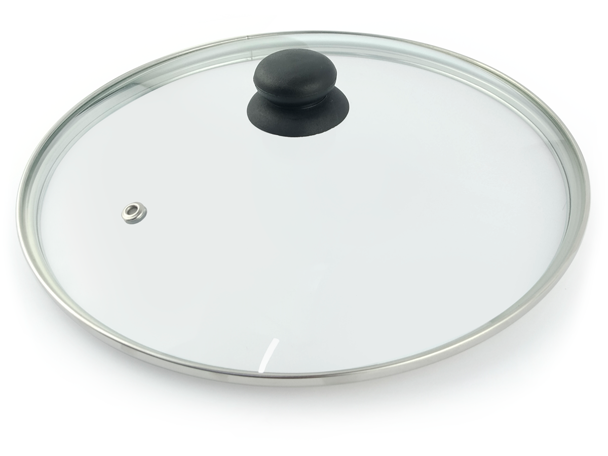 Chefa Dona Tempered Glass Avulsa Lid For Pots Frying Pan Casserole Size 24 cm Diameter