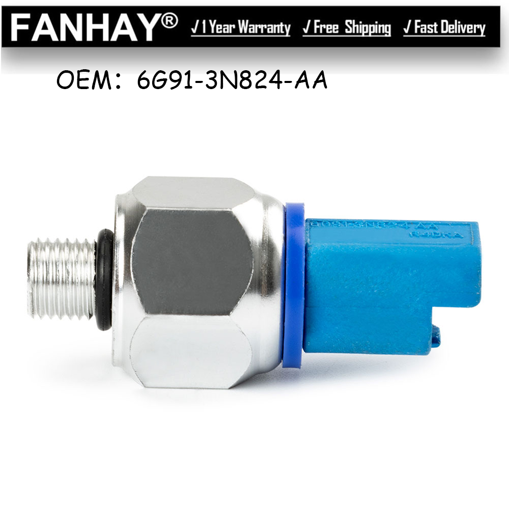 6G91-3N824-AA 1 SZTUK Czujnik ciśnienia oleju wspomagania układu kierowniczego do Ford Mondeo S-max 2.0 2.3 2.5 Auto Część zamienna 6G913N824AA