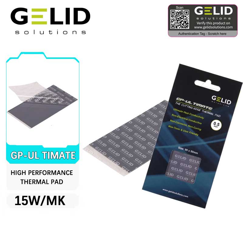 GELID gp-ultimate 15W/MK podkładka termiczna CPU/GPU grafika płyta główna silikonowy smar Pad rozpraszanie ciepła podkładka silikonowa multi-size