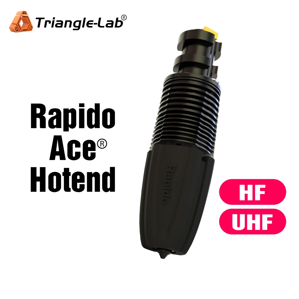 หัวฉีด Trianglelab Rapido ACE HOTEND แบบไหลแรง ความเร็วสูง ทนอุณหภูมิสูง รองรับการใช้งานแบบไดเร็คไดรฟ์หรือโบว์เดน ใช้ได้กับ Voron DDE RAPIDO Extruder