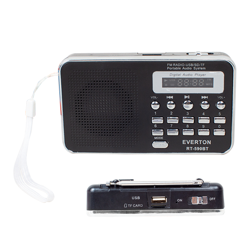 EVERTON RT-590BT USB/SD/FM/BLUETOOTH Didukung RADIO MUSIC BOX