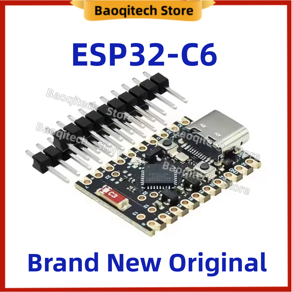 1-20PCS ESP32-C6 SuperMini Placa de Desarrollo Microcontrolador Placa Central de Control para Aprendizaje de Programación ESP32