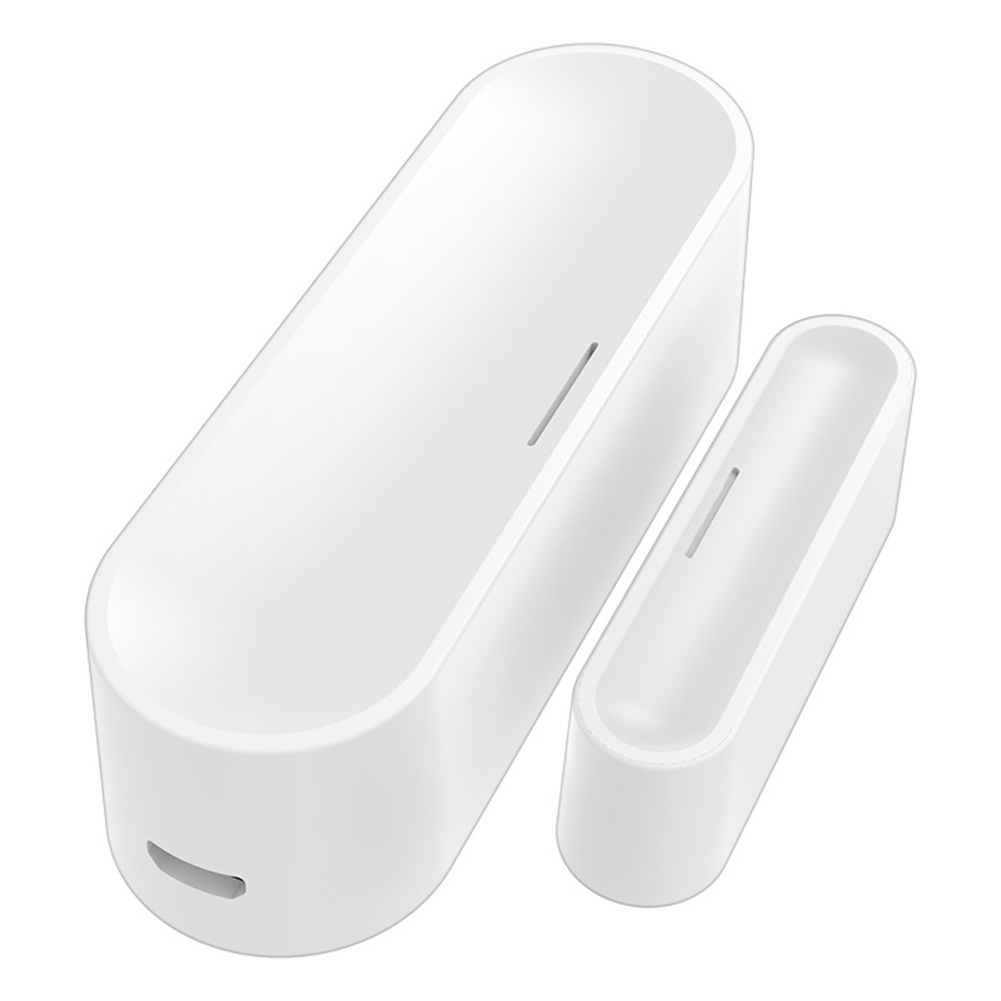 Detector de Puerta Abierta/Cerrada con APP Tuya, Protección de Seguridad, Sensor Inteligente ZigBee, Detector Inalámbrico de Puerta de Garaje de 2.4GHz para Interiores