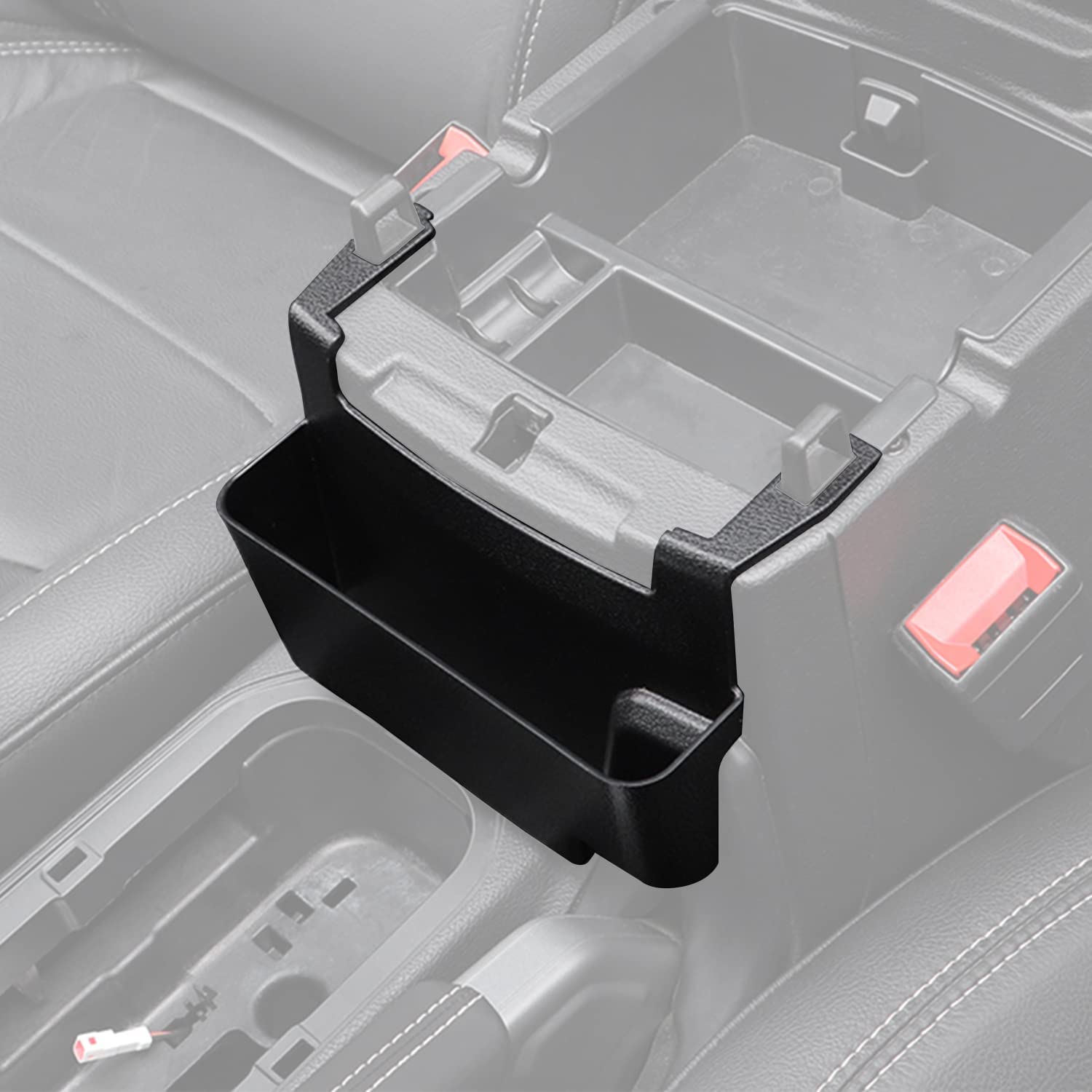 Подвесной ящик для хранения на центральной консоли для Jeep Wrangler JK JL Gladiator JT 2011-2023, подлокотник для хранения, внутренний карман автомобиля